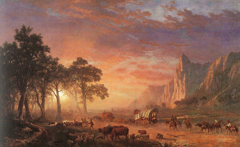 The Oregon Trail, Albert Bierstadt